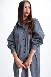 Dropped Shoulder Midi Dress